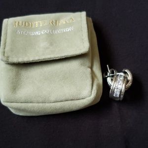 Judith Ripka Earings; like new condition